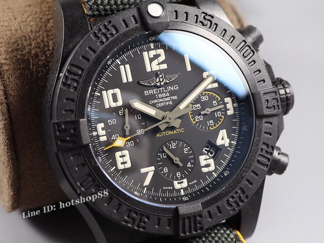 百年灵复仇者飓风系列45mm计时码表 BREITLING男士复刻腕表 gjs1610